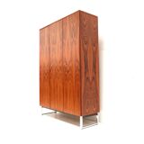 High vintage rosewood cupboard / wardrobe made in the 70s