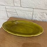 Gien earthenware bowl and ramekin set.