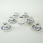 Teapot and cup set, Italian design, 1970s, made in Italy