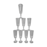 8 flutes in Champagne