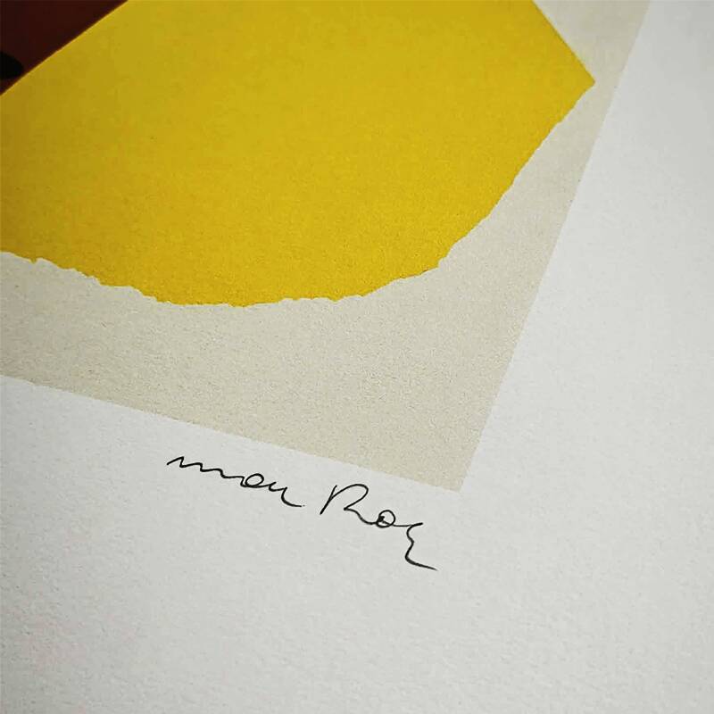 Limited Edition Lithograph by Man Ray, 1970s. Author's signature and pencil numbered.