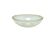 Mid-century modern centerpiece, transparent glass, Poland, 1970s.
