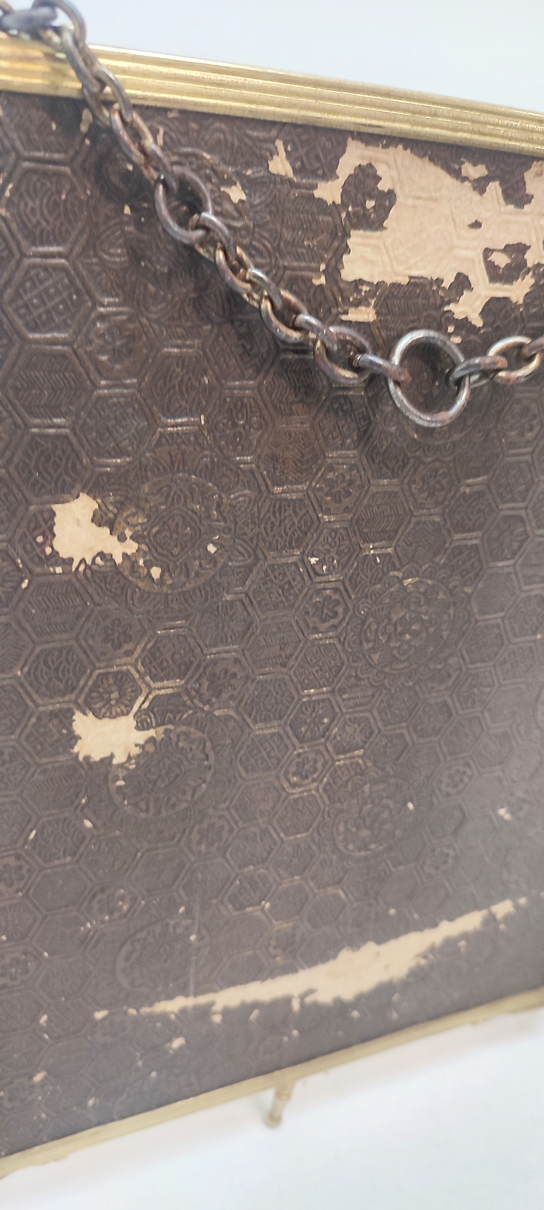 Folding mirror triptych. France 1920s 68x30cm