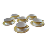 Yellow cups and saucers – 1950s–60s
Yellow cups and saucers –