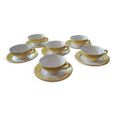 Yellow cups and saucers – 1950s–60s
Yellow cups and saucers –