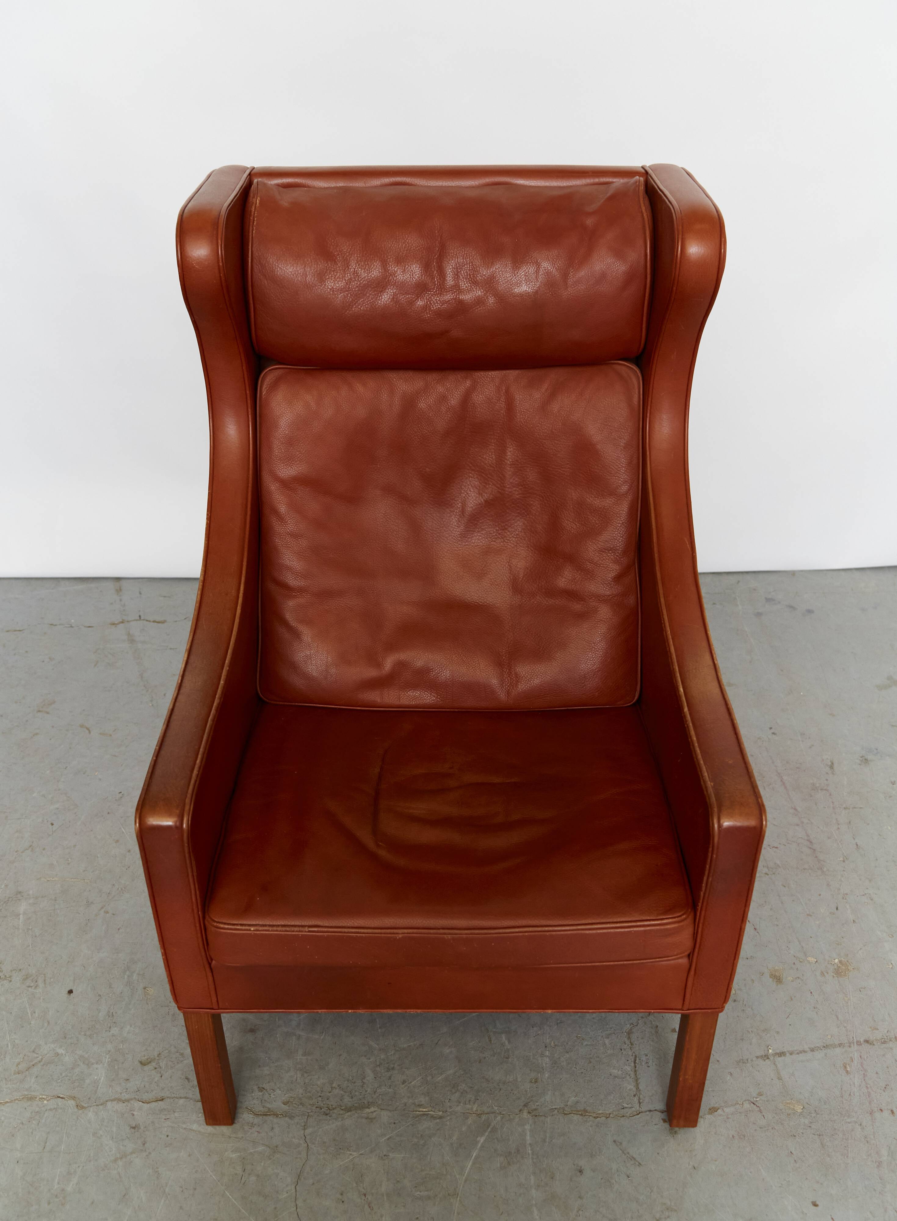Børge Mogensen Wingback Chair No.2204 pour Fredericia