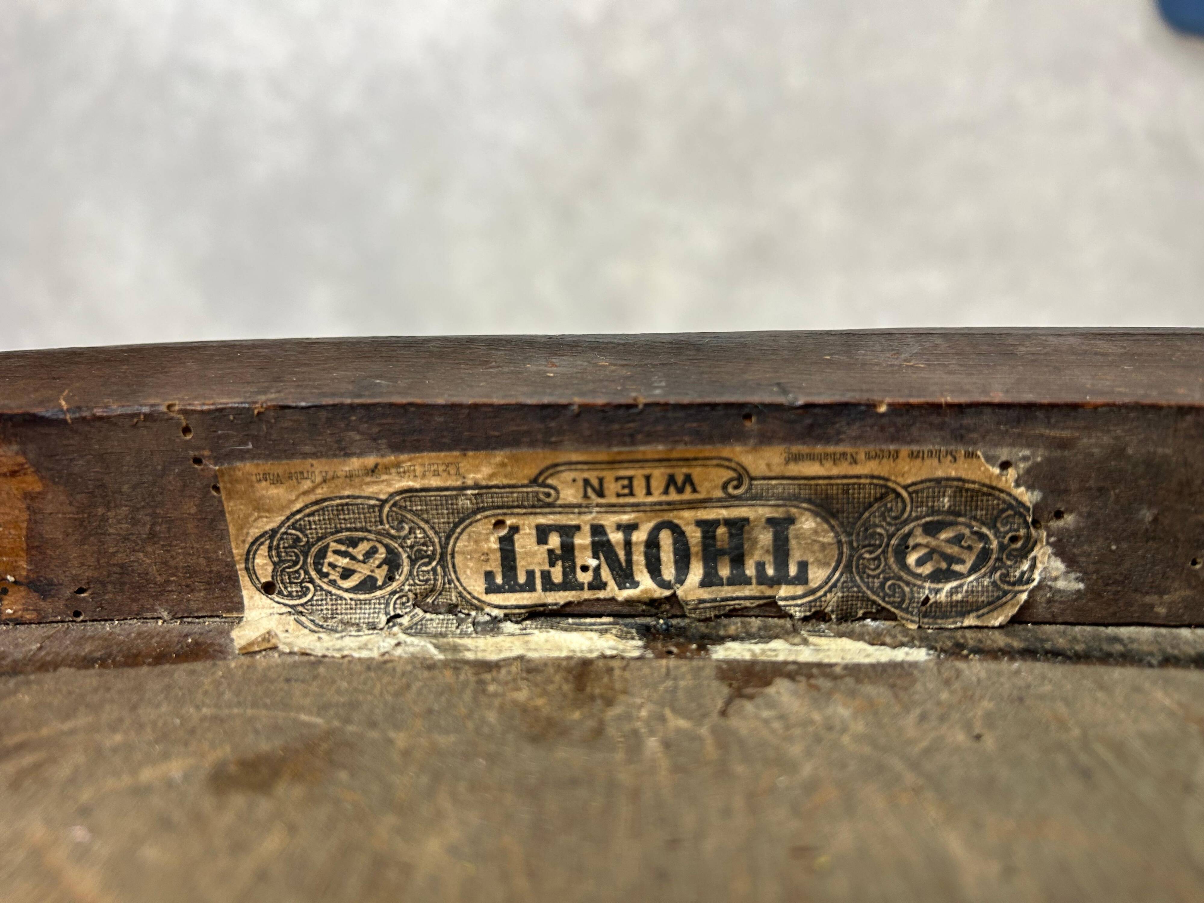 Bentwood dining chairs by Thonet Austria