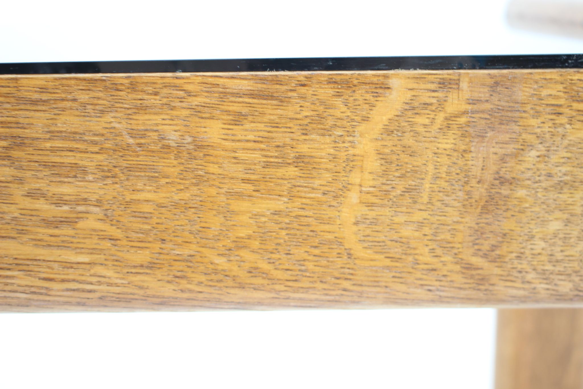 1960s Oak and Glass Coffee Table, Finland