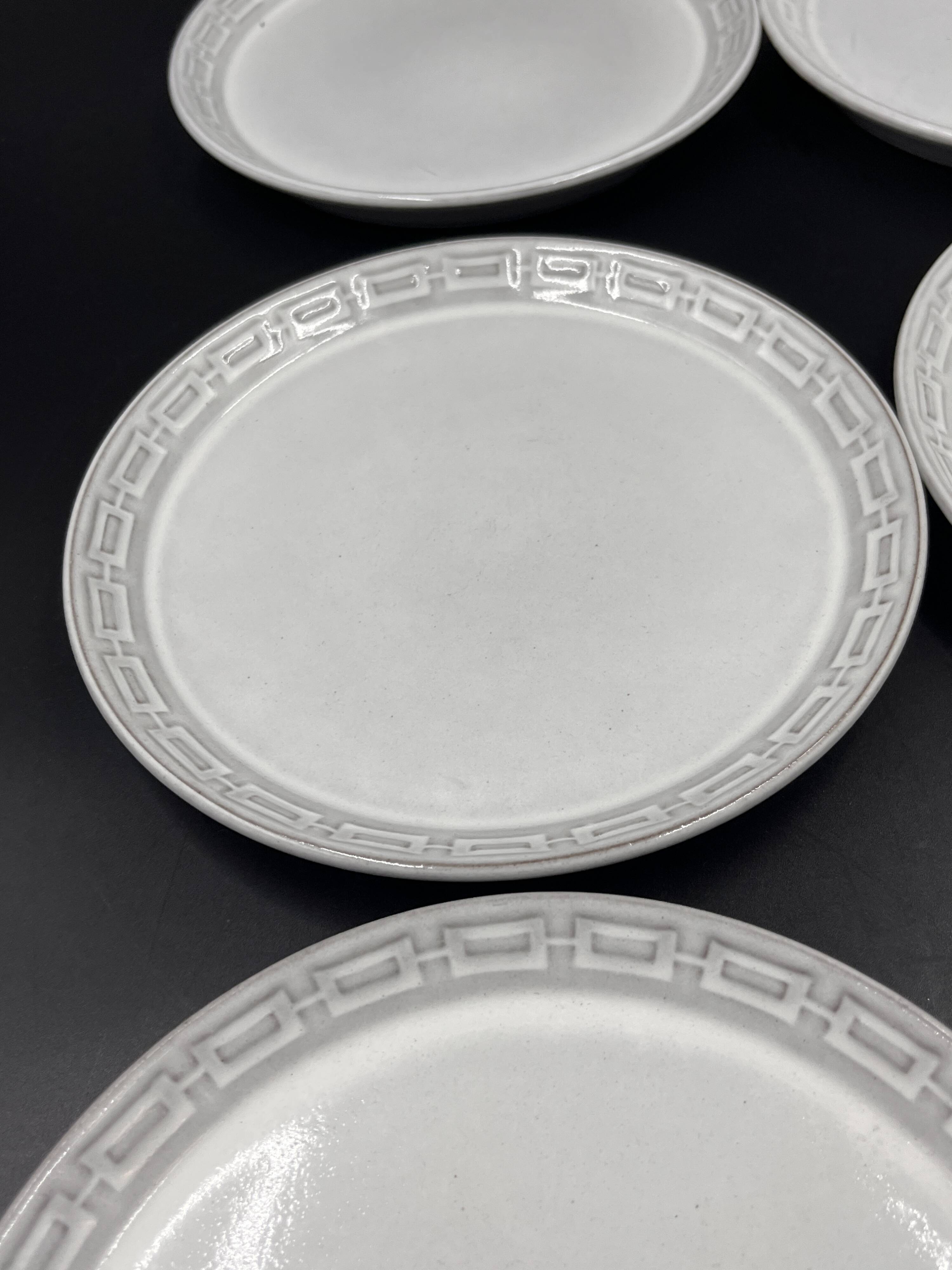 Lot de 6 assiettes à dessert Céramano par Karl Leutner