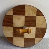 Straw marquetry presentation tray