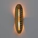 Pair of Modern Murano Glass Gold Leaf Sconces