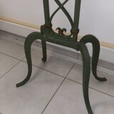 5-arm candle holder lamp on stand, vintage wrought iron floor lamp