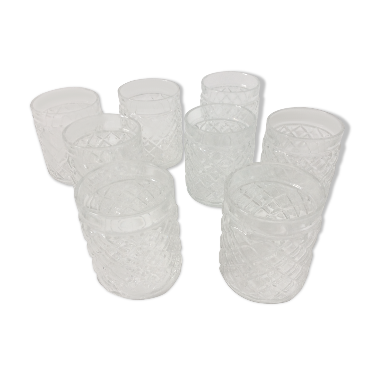 8 "pineapple" glasses