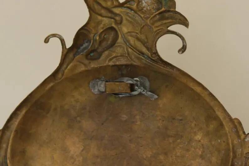 Pair Of Mid Century Swedish Brass Sconces