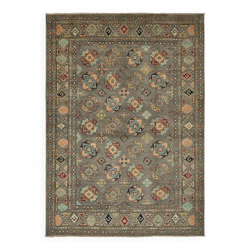 Turkish Handknotted Wool Oushak Rug 168 cm x 243 cm