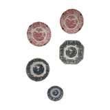 Set of decorative plates Pickman La Cartuja