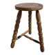 Vintage wooden tripod stool
