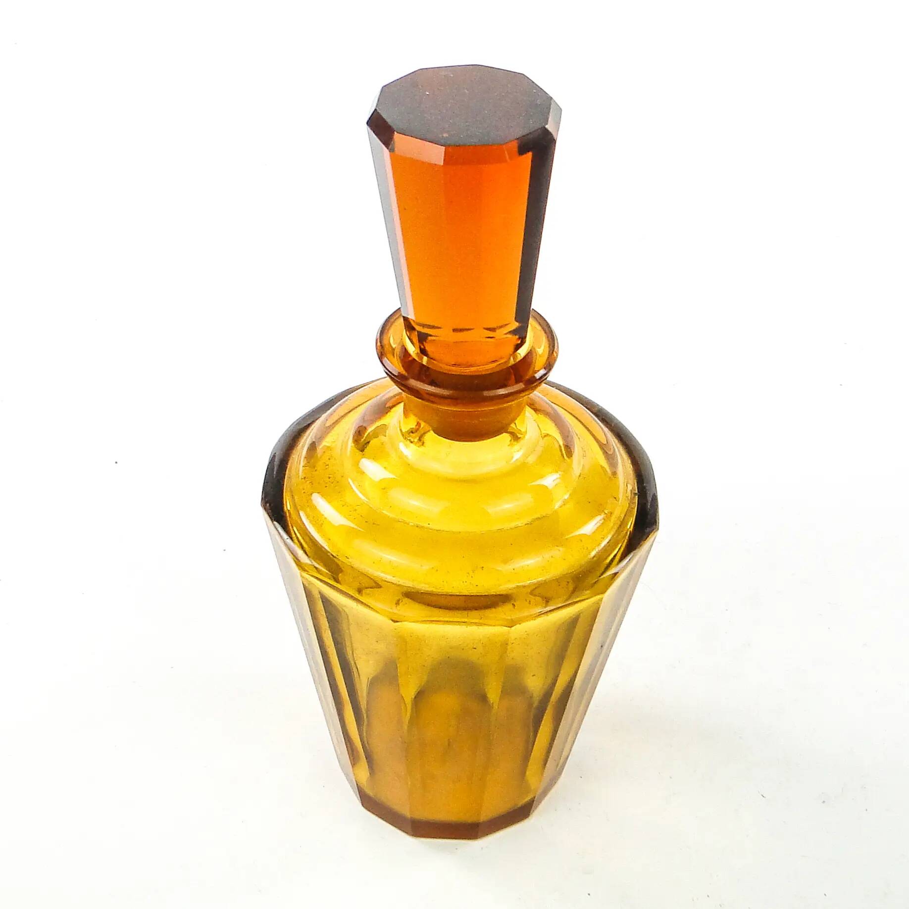 Carafe, Art Deco, crystal, Moser, Czechoslovakia, 1930s