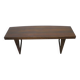 Rosewood curved coffee table, Denmark 1960s