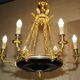 24-carat gold-plated bronze chandeliers L'Originale Italy