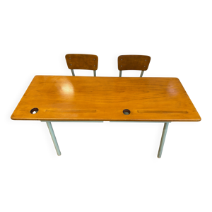 ancien pupitre double