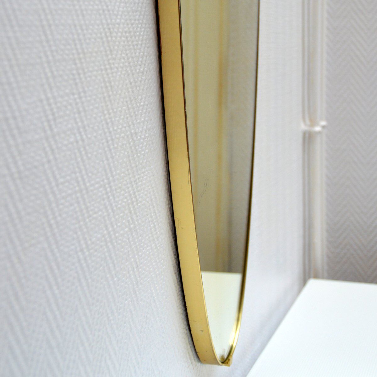 Mirror edge brass vintage 66x44cm