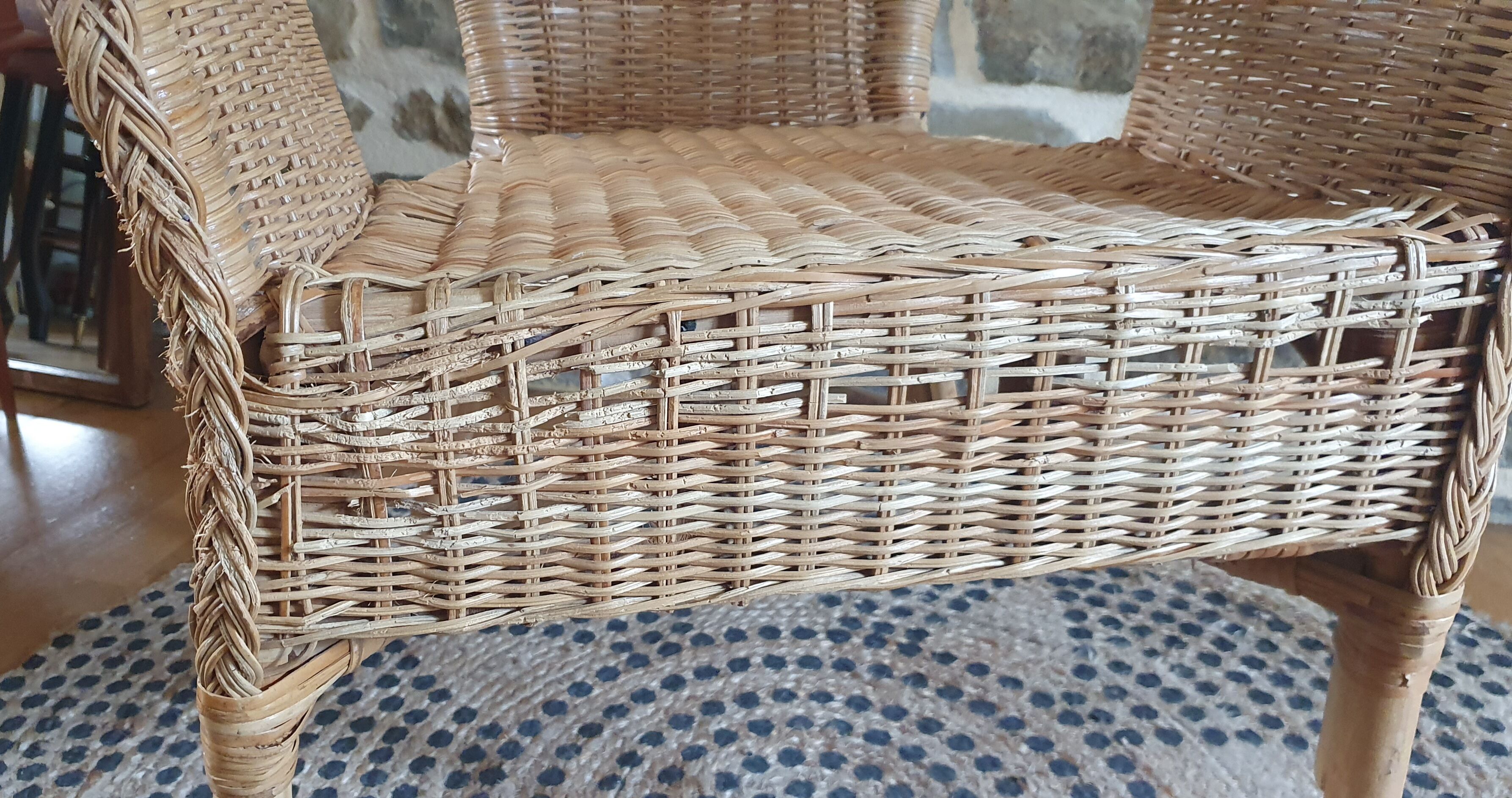 Fauteuil en rotin