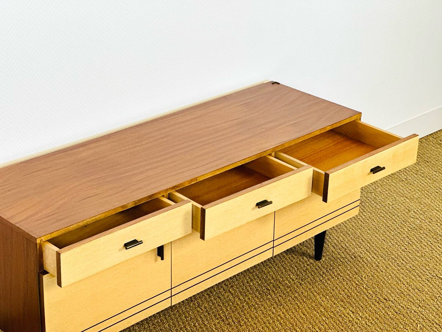 Vintage Scandinavian teak sideboard