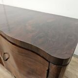 Art Decò console in mahogany burl