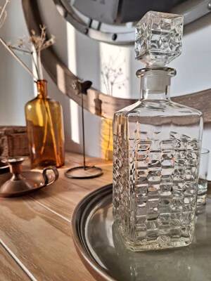 Vintage whiskey decanter
