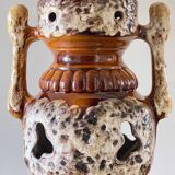 Lamp ceramic fat lava double lighting 70s