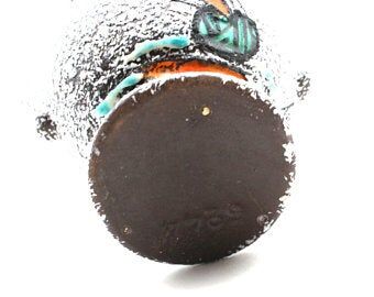 small ancient ceramic vase