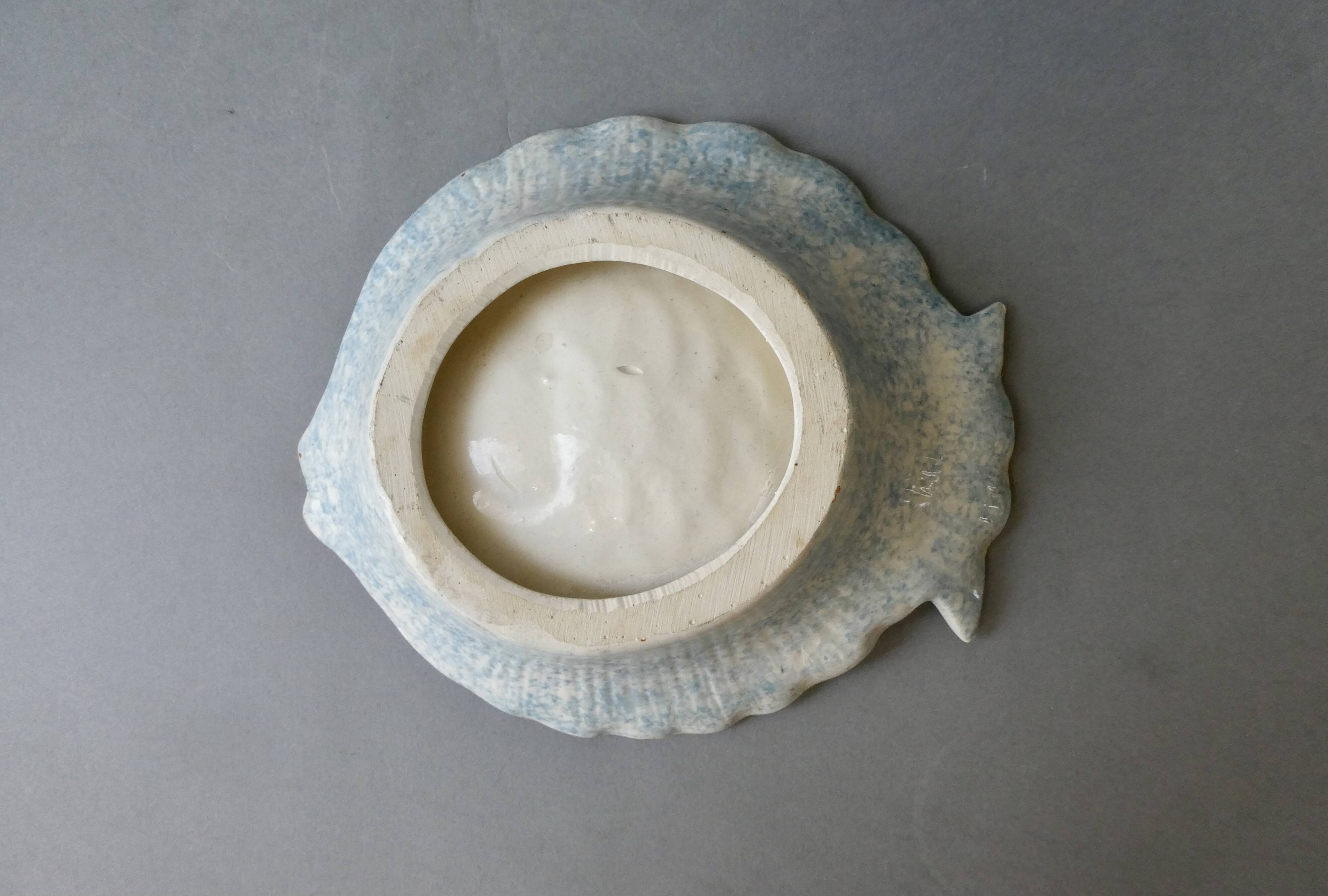 Fish-shaped ceramic bowl from the 70s