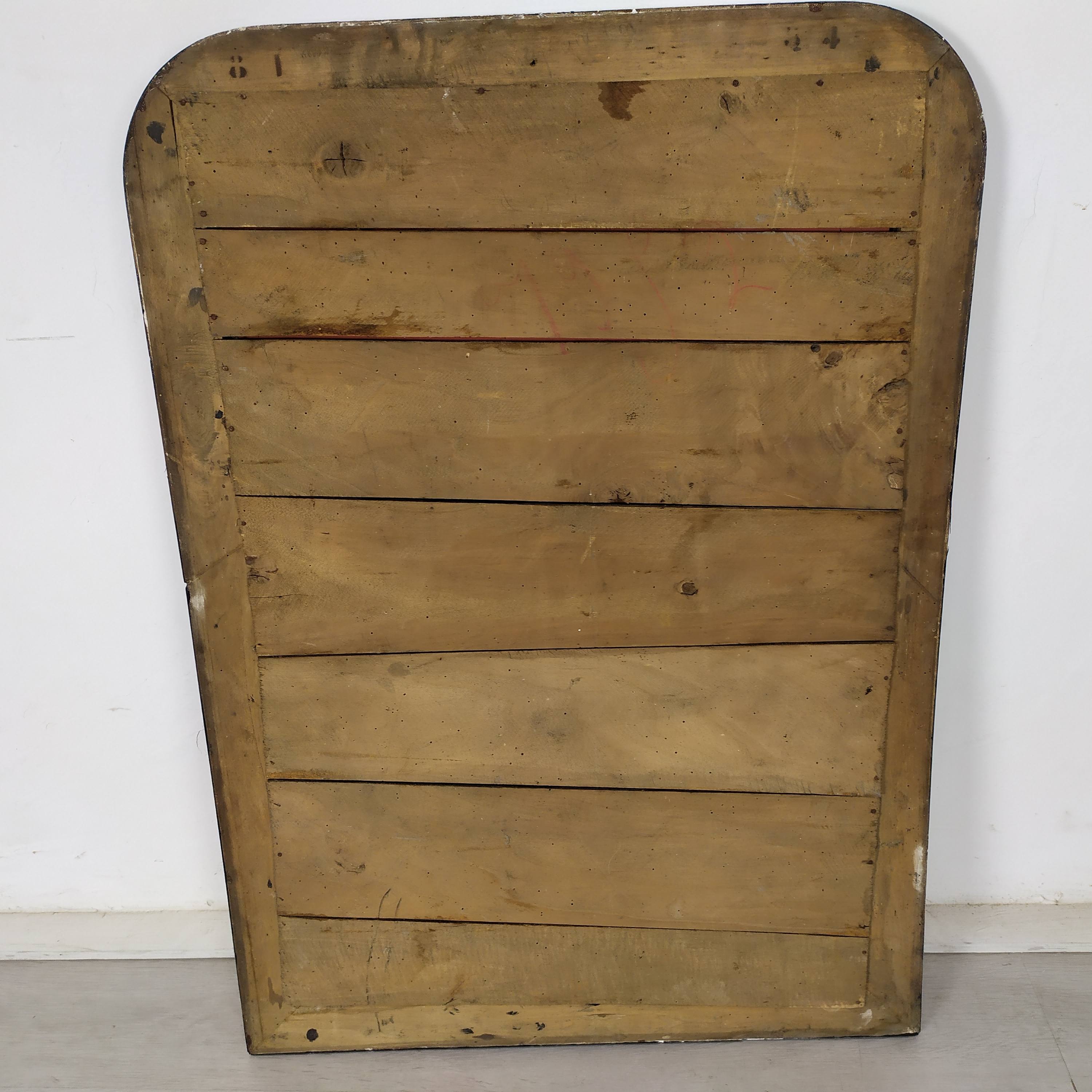 Black Louis Philippe mirror 68x95cm