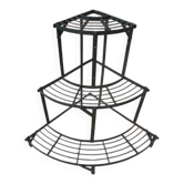 Vintage metal corner plant stand