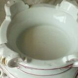 Old paris openwork porcelain fruit bowl 19th century charles x period