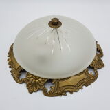 Chiselled glass globe