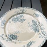 4 plates iron earth Royat sarreguemines U&C