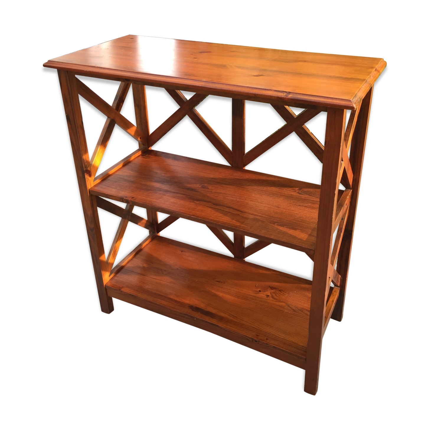 Teak shelf