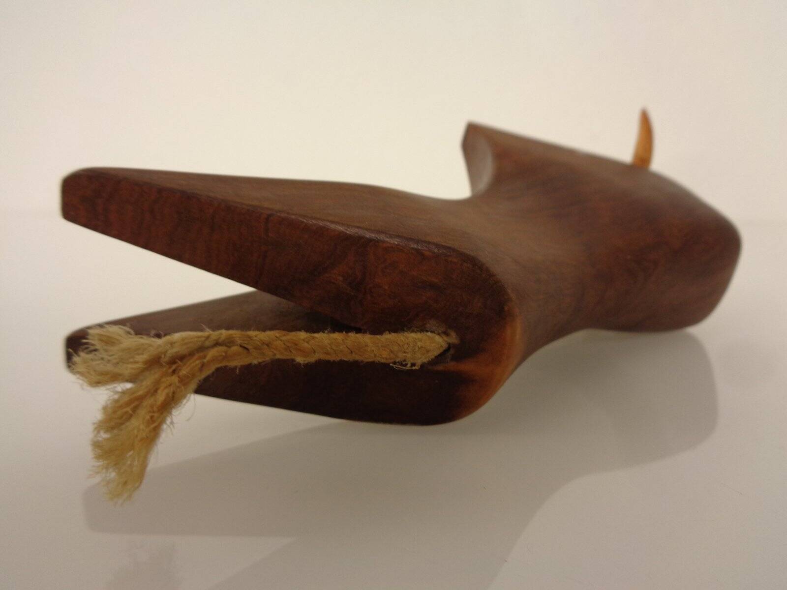 Mahogany Bull Pen Holder, Denmark, 1960s
