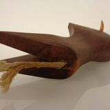 Mahogany Bull Pen Holder, Denmark, 1960s