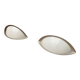 Postmodern German wall lamps from the space age by Glashütte Limburg, set of 2
