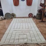 Handmade wool Berber rug 250x150 cm