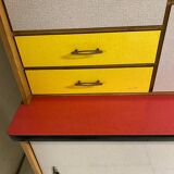 Vintage kitchen buffet with compass legs