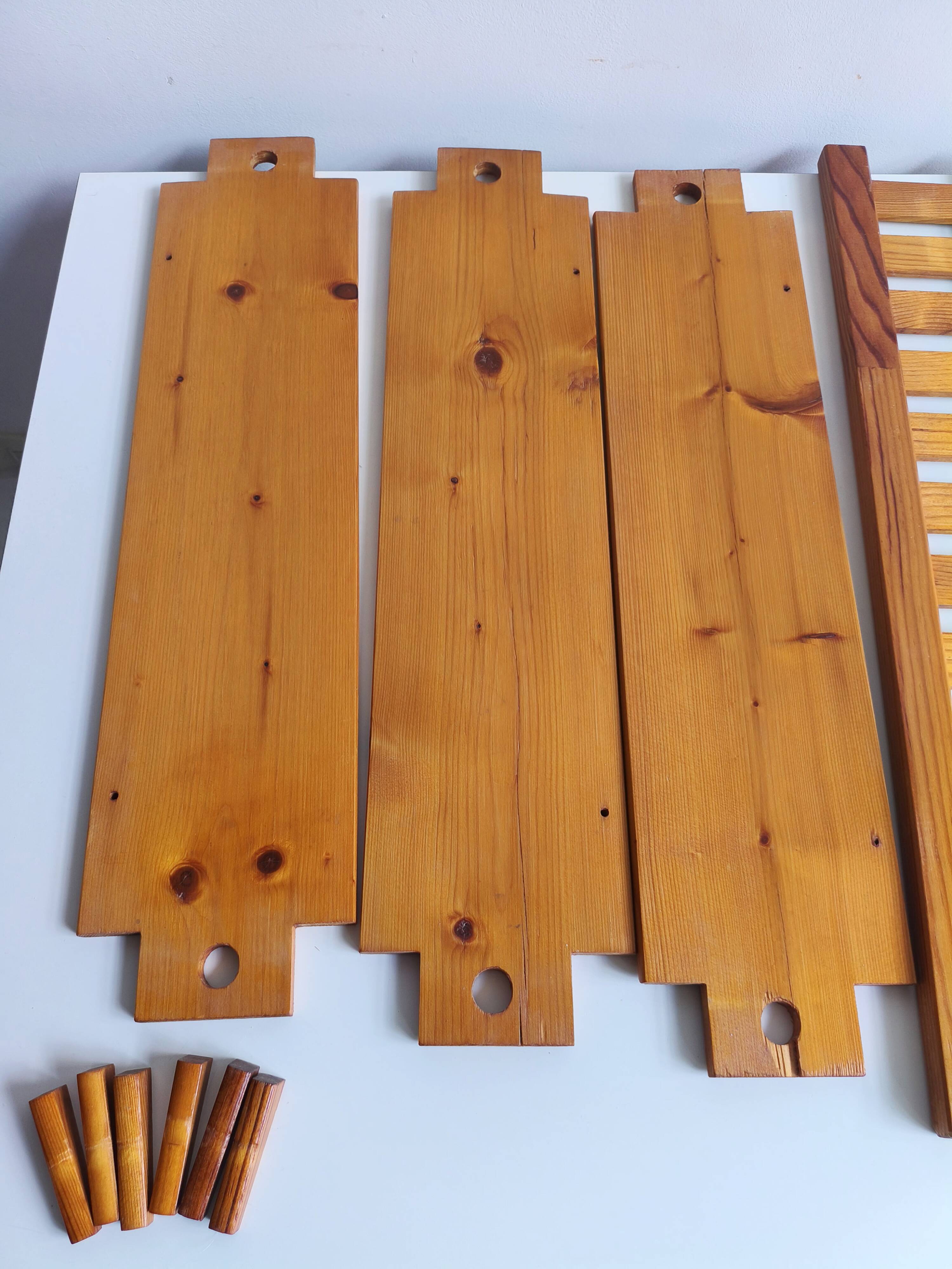 Étagère brutaliste vintage emboîtable