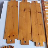 Étagère brutaliste vintage emboîtable