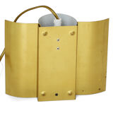 Brass wall sconce by Haga belysning, Sweden 1970s