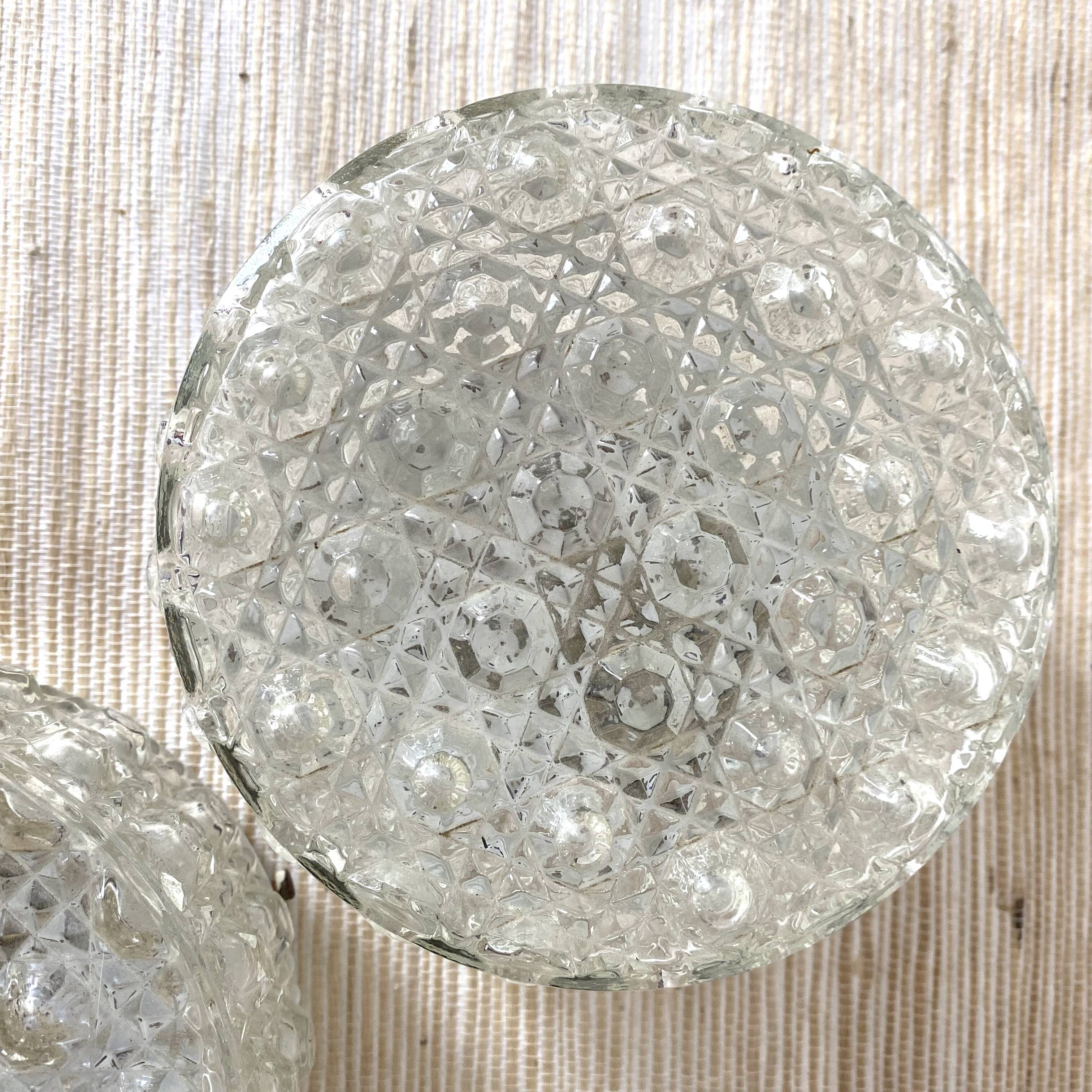 Pair of 15cm round ceiling lights