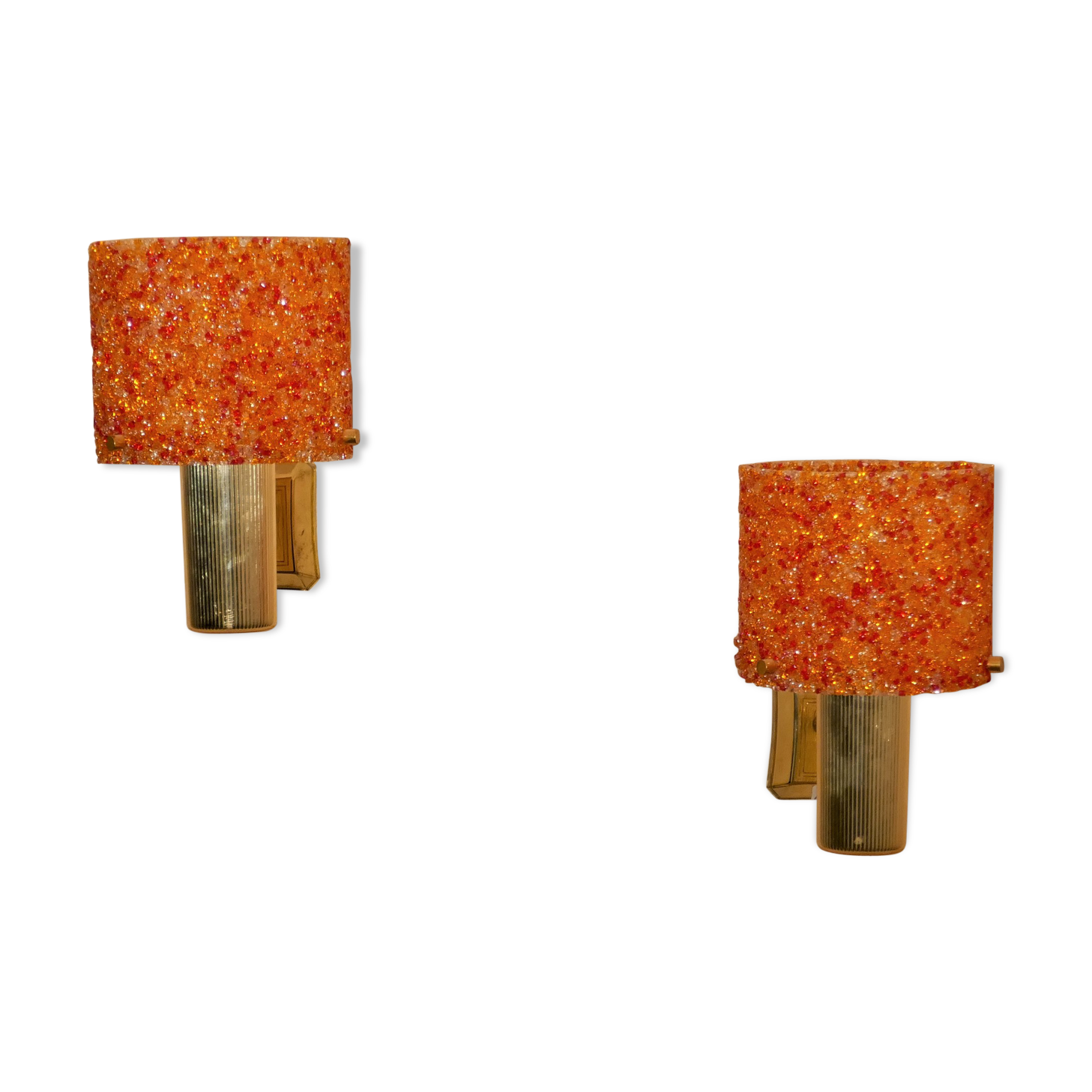 Vintage resin wall appliques