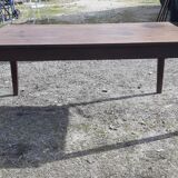 Oak farm table, 2 extensions